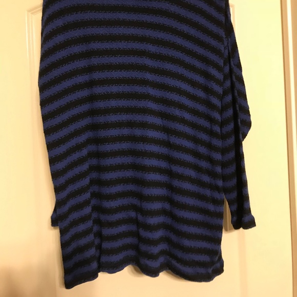 NWT Intro Blue & Black Striped Sweater X-Large - Picture 6 of 6